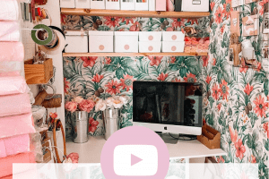 Cómo organizar materiales para hacer flores de papel