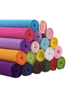 Pack de 10 rollos de papel crepé italiano de 180 gramos