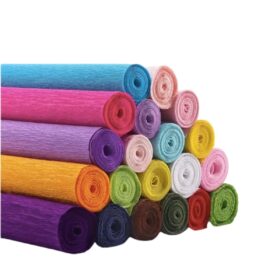 Pack de 10 rollos de papel crepé italiano de 180 gramos