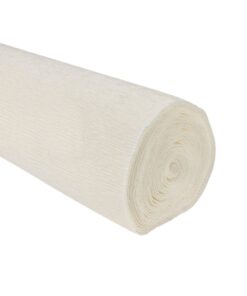 Papel crepé blanco 180 gramos en rollo