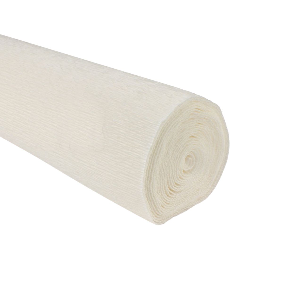 Papel crepé blanco 180 gramos en rollo