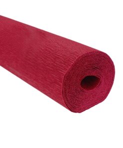 Papel crepé rojo fresa 180 gramos en rollo