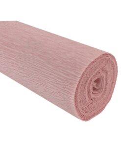 Papel crepé rosa mauve 180 gramos en rollo