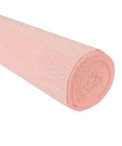 Papel crepé rosa talco 180 gramos en rollo