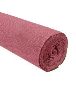 Papel crepé color ciruela 180 gramos en rollo