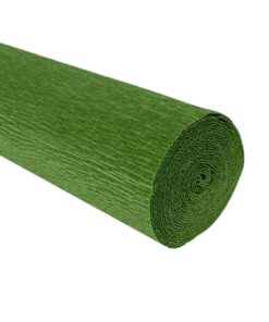Papel crepé verde hoja 180 gramos en rollo