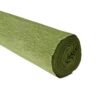 Papel crepé verde salvia 180 gramos en rollo