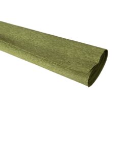 Papel Crepe Fino Verde Oliva