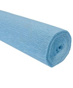 Papel crepé azul medio 180 gramos en rollo
