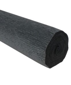 Papel crepé negro 180 gramos en rollo