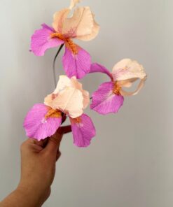 Iris de papel crepe