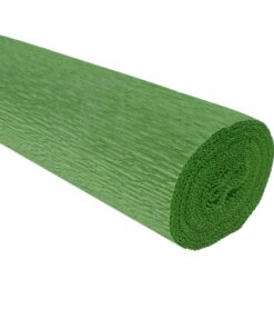 Papel crepé verde menta 180 gramos en rollo