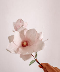 Magnolias de papel crepe
