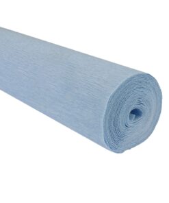 Papel crepé azul cielo 180 gramos en rollo