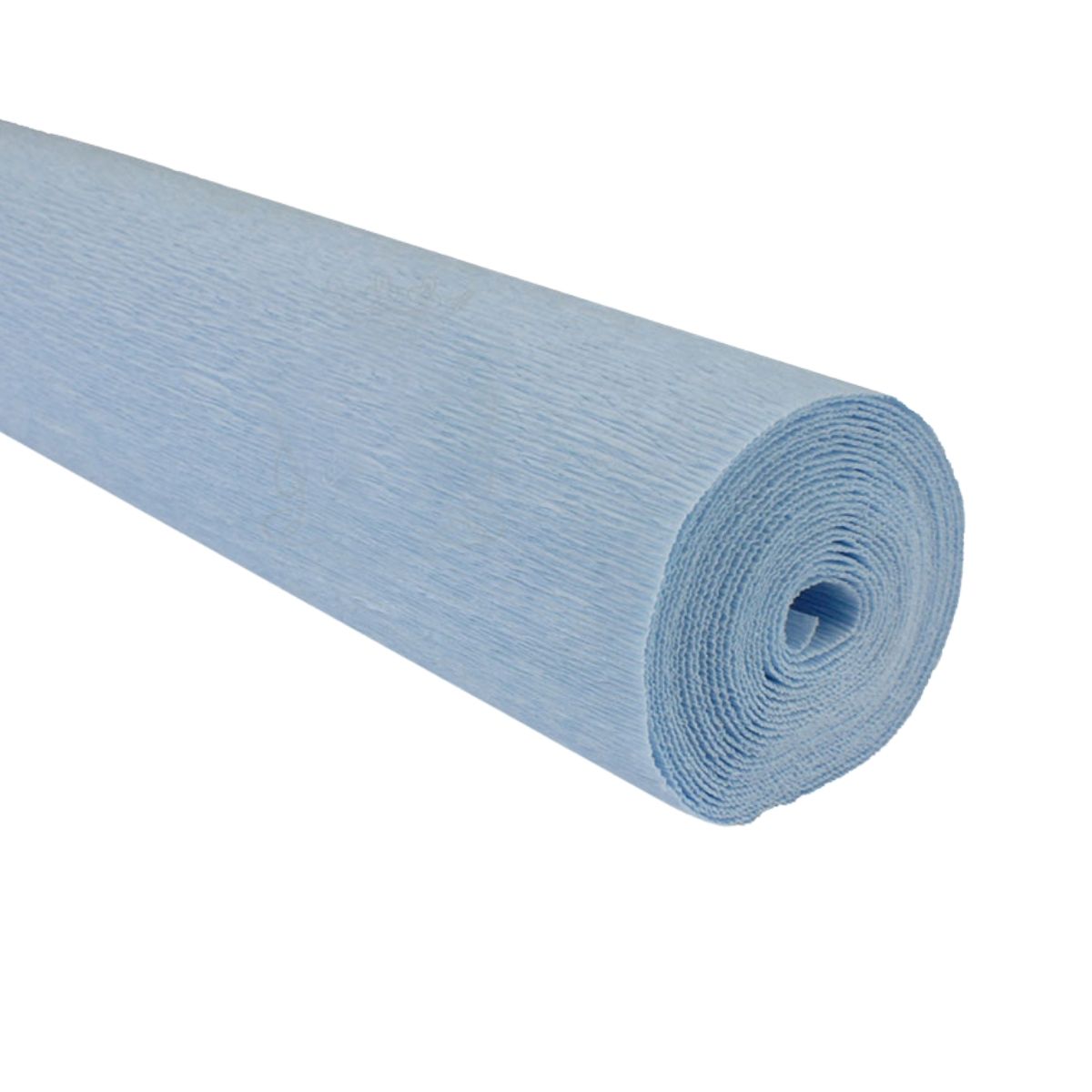 Papel crepé azul cielo 180 gramos en rollo