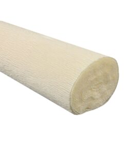 Papel crepé blanco roto 180 gramos en rollo