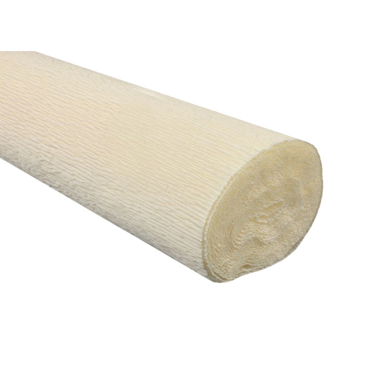 Papel crepé blanco roto 180 gramos en rollo