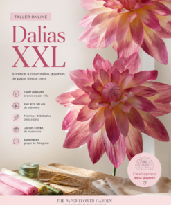 Taller de flor gigante de papel
